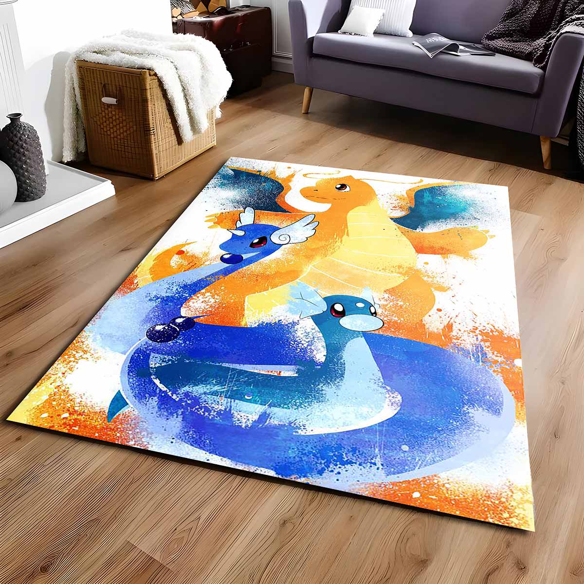 Dratini Dragonir Dragoran Pokmon Dratini Dragonair Dragonite Pokemon Teppich
