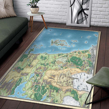 Dungeons Dragons Faerun Vergessene Reiche Karte Teppich 2