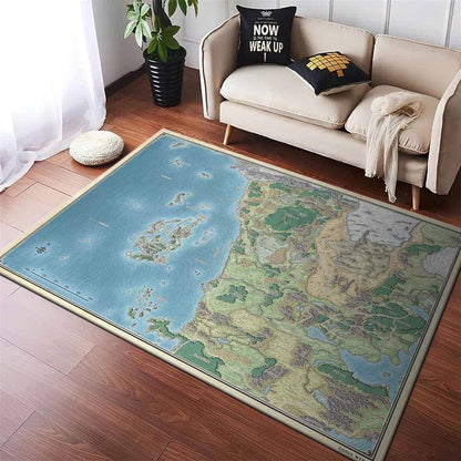 Dungeons Dragons Faerun Vergessene Reiche Karte Teppich