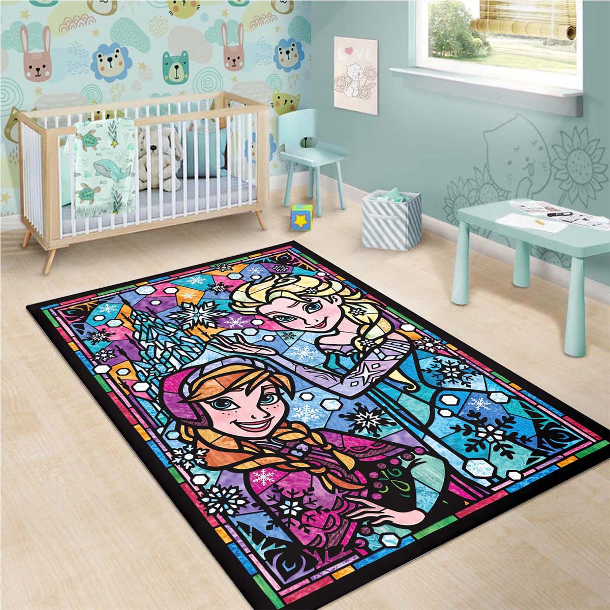 Elsa & Anna Frozen Disney Princess Teppich 3