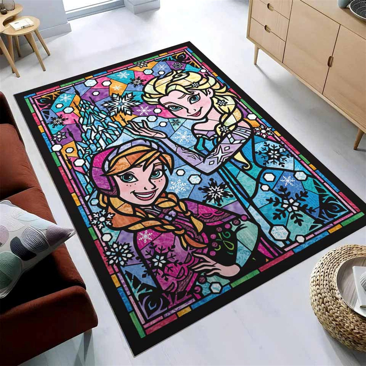 Elsa & Anna Frozen Disney Princess Teppich