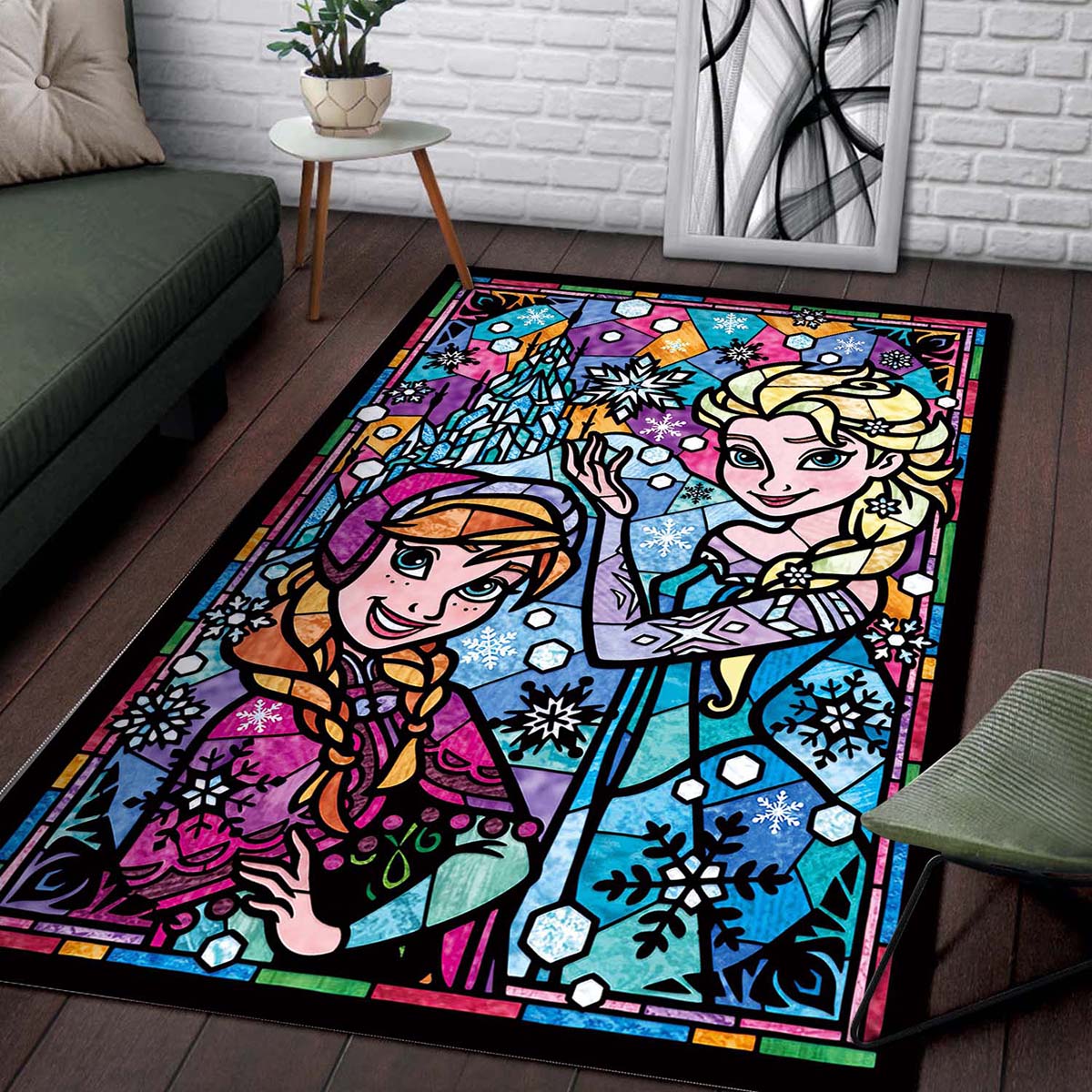 Elsa & Anna Frozen Disney Princess Teppich 2
