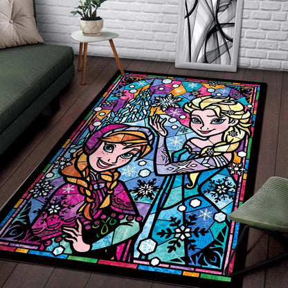 Elsa & Anna Frozen Disney Princess Teppich 2