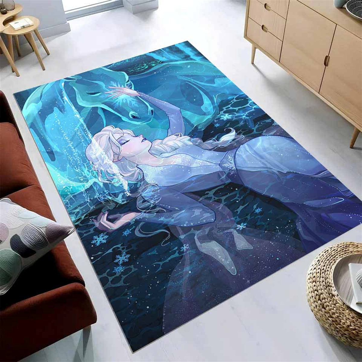 Elsa Frozen Disney Princess Disney Movies Teppich