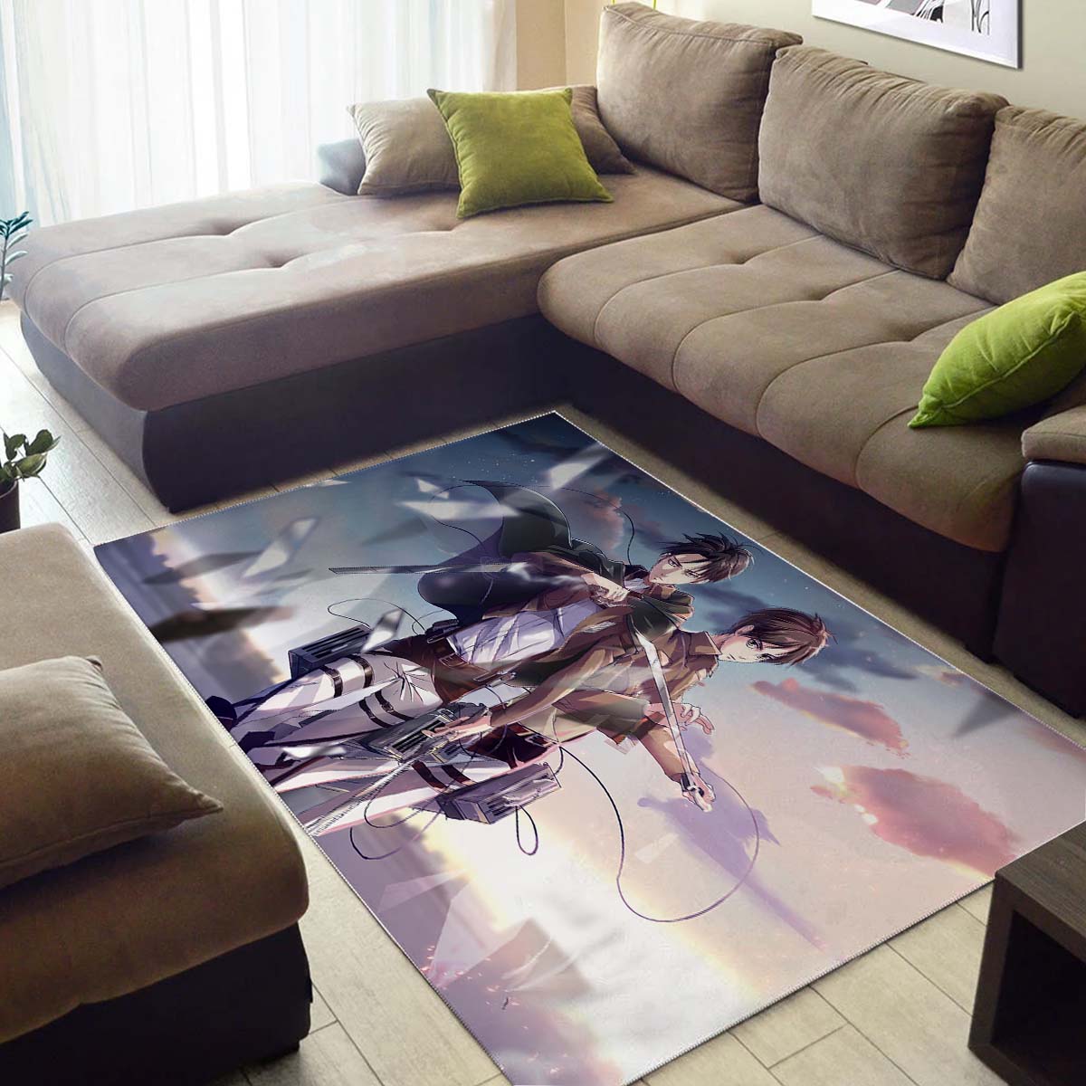 Eren Yeager Levi Teppich 3