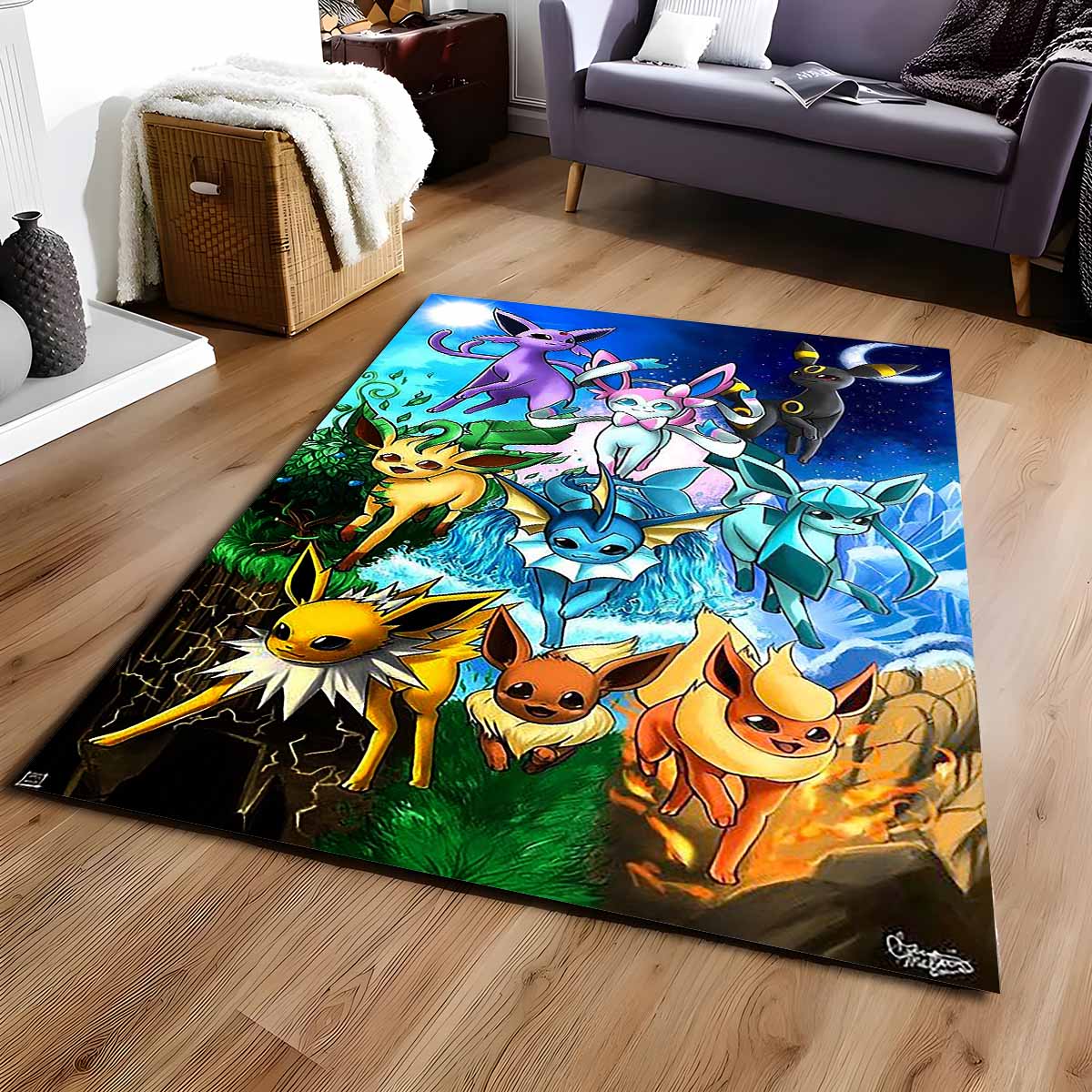 Evoli Entwicklung Pokmon Eevee Evolution Pokemon 12 Teppich