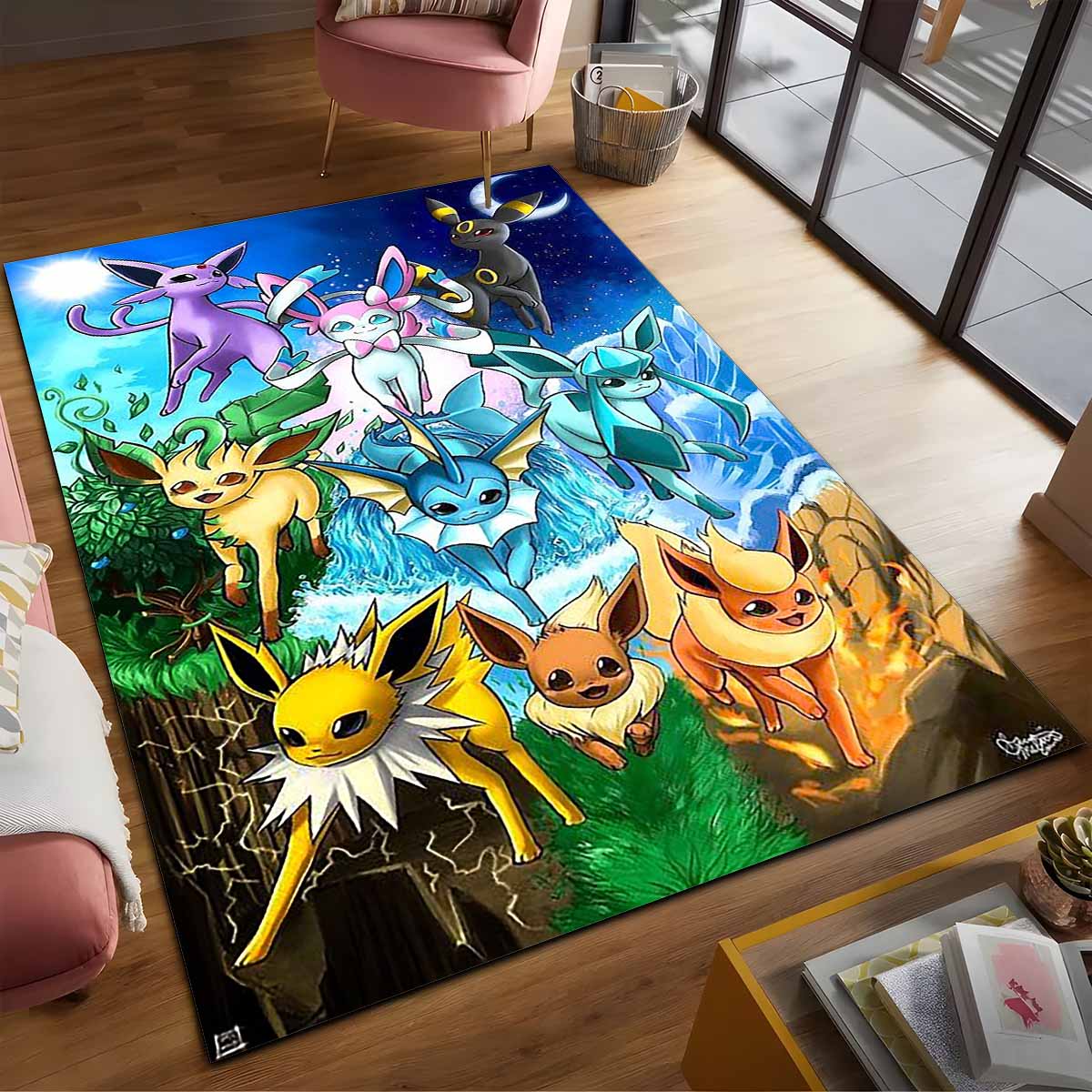 Evoli Entwicklung Pokmon Eevee Evolution Pokemon 12 Teppich 2