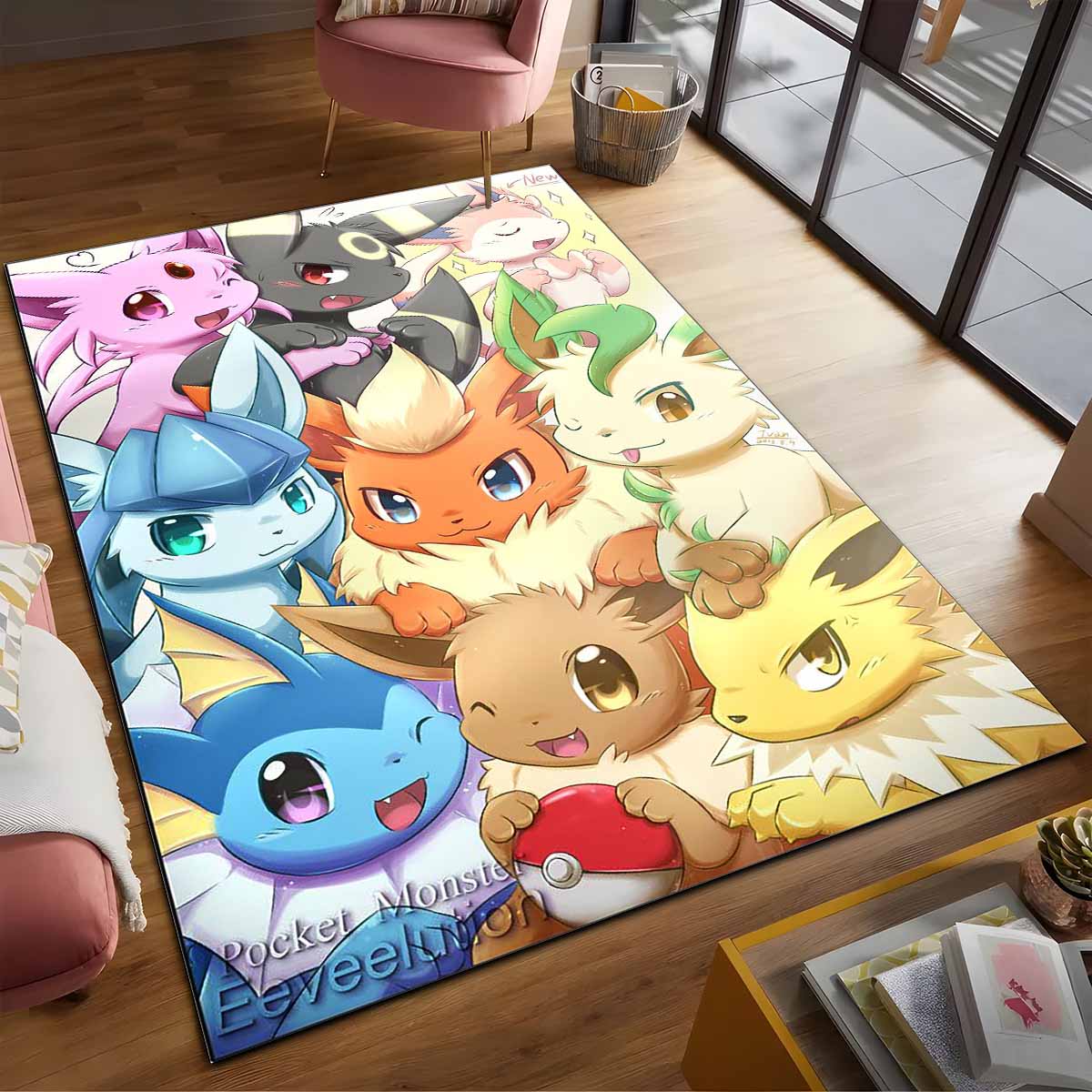 Evoli Entwicklung Pokmon Eevee Evolution Pokemon 4 Teppich 2