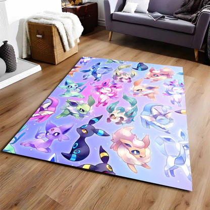 Evoli Entwicklung Pokmon Eevee Evolution Pokemon 5 Teppich