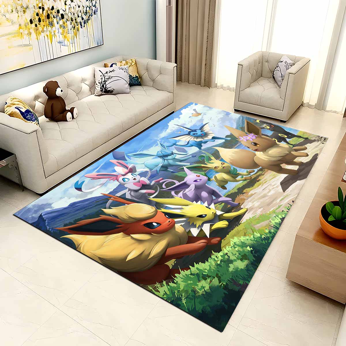 Evoli Entwicklung Pokmon Eevee Evolution Pokemon 8 Teppich 2