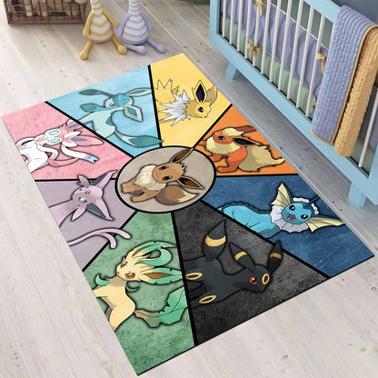 Evoli-Entwicklung-Pokmon-Eevee-Evolution-Pokemon-9-Teppich 3