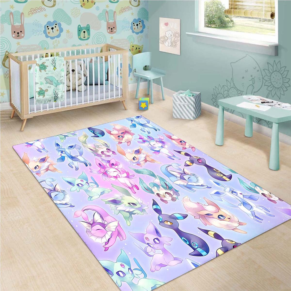 Evoli Evolution Pokmon 01 Teppich