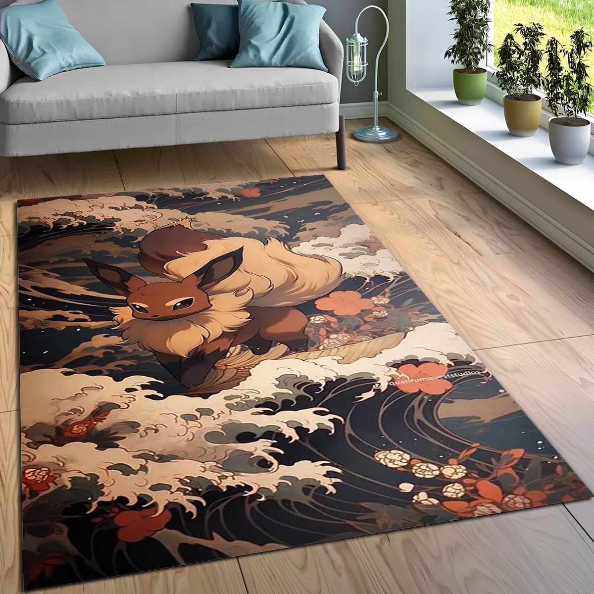 Evoli Pokmon Eevee Pokemon 2 Teppich 3
