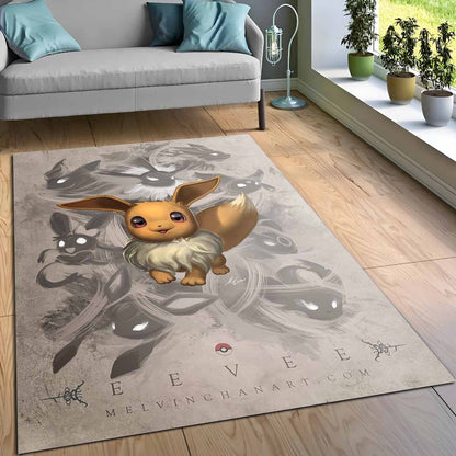 Evoli Pokmon Eevee Pokemon 3 Teppich 3