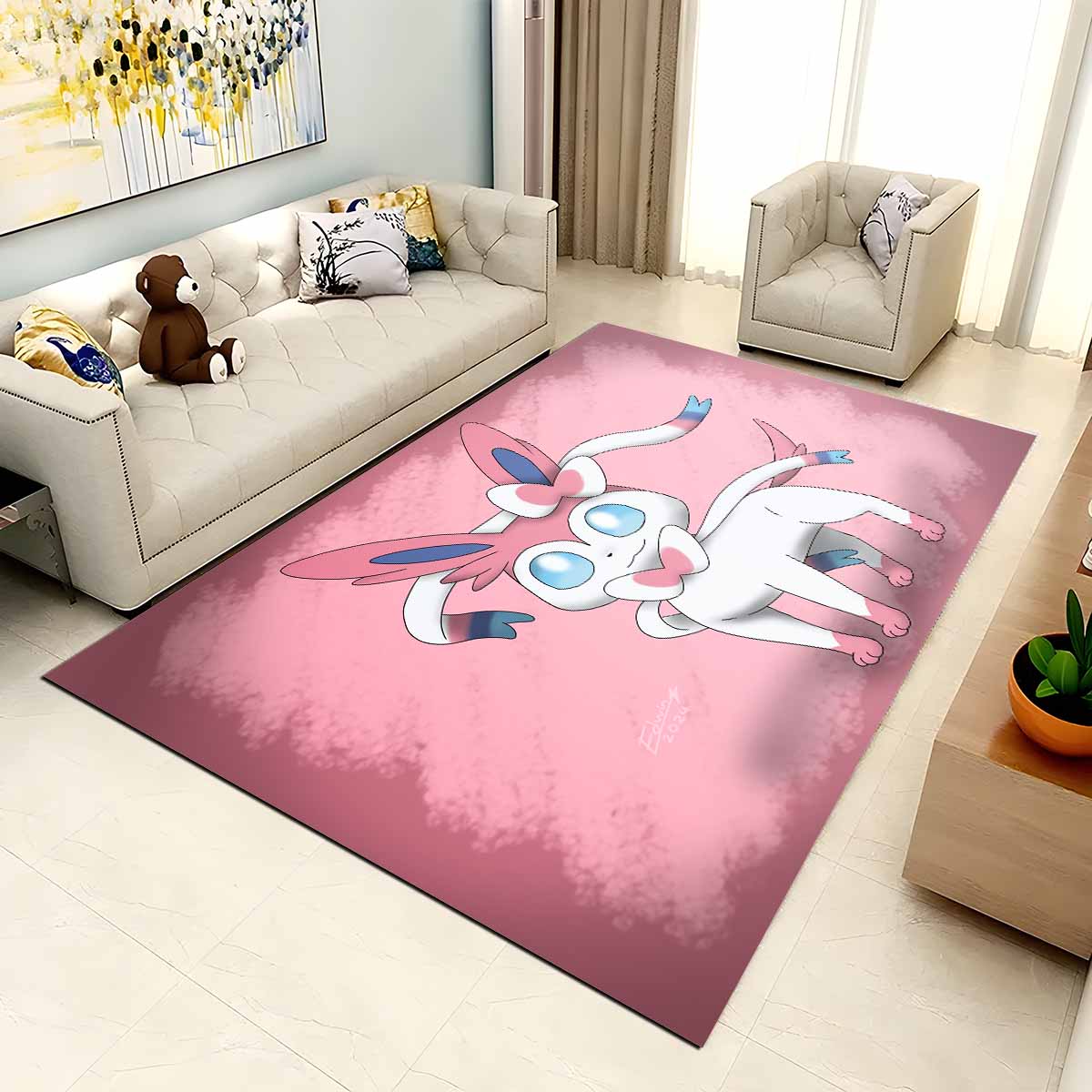 Feelinara Pokmon Sylveon Pokemon 9 Teppich 2