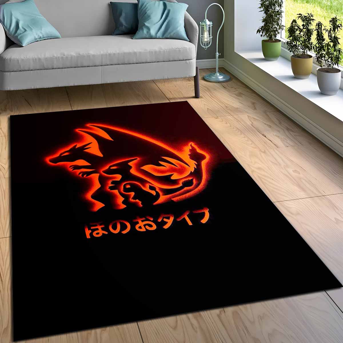 Feuer Glurak Pokmon Fire Charizard Pokemon 2 Teppich 3