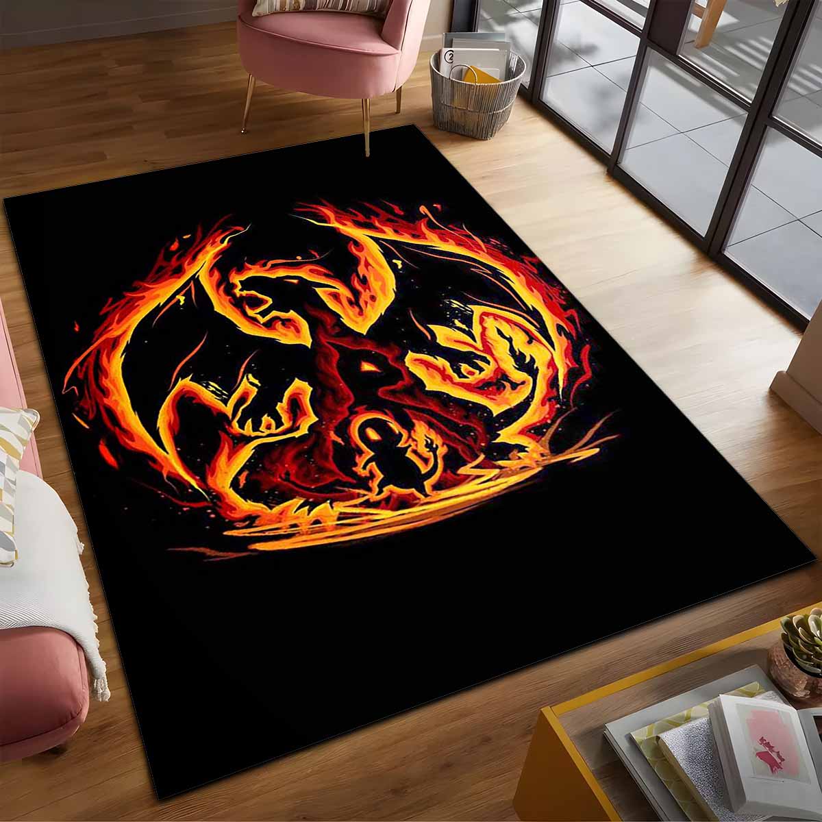 Feuer Glurak Pokmon Fire Charizard Pokemon Teppich 2