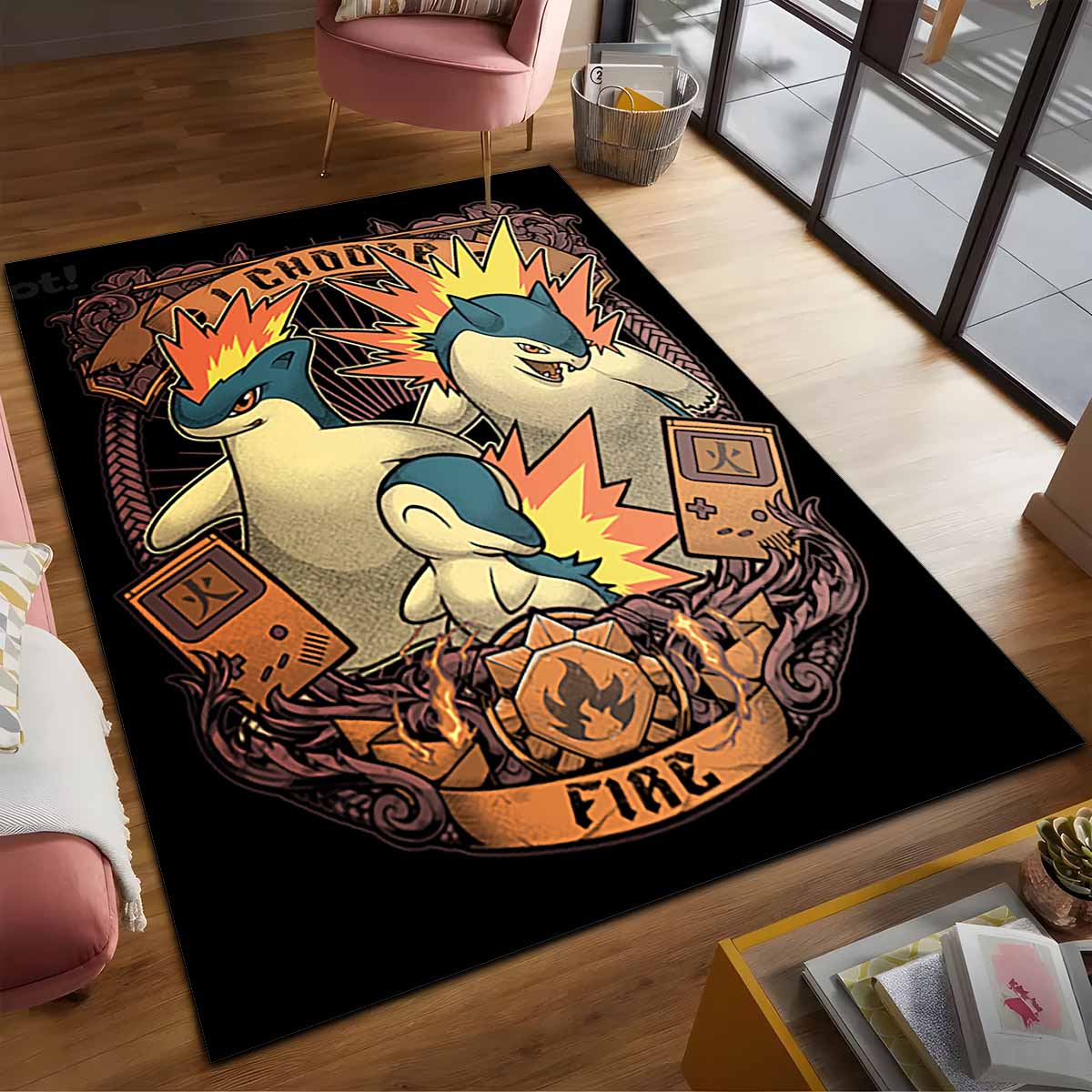 Feurigel Feuer-pokmon Teppich 2
