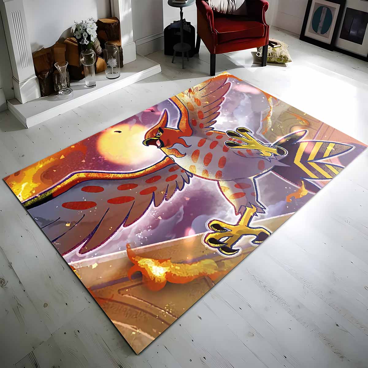 Fiaro Pokmon Talonflame Pokemon 2 Teppich