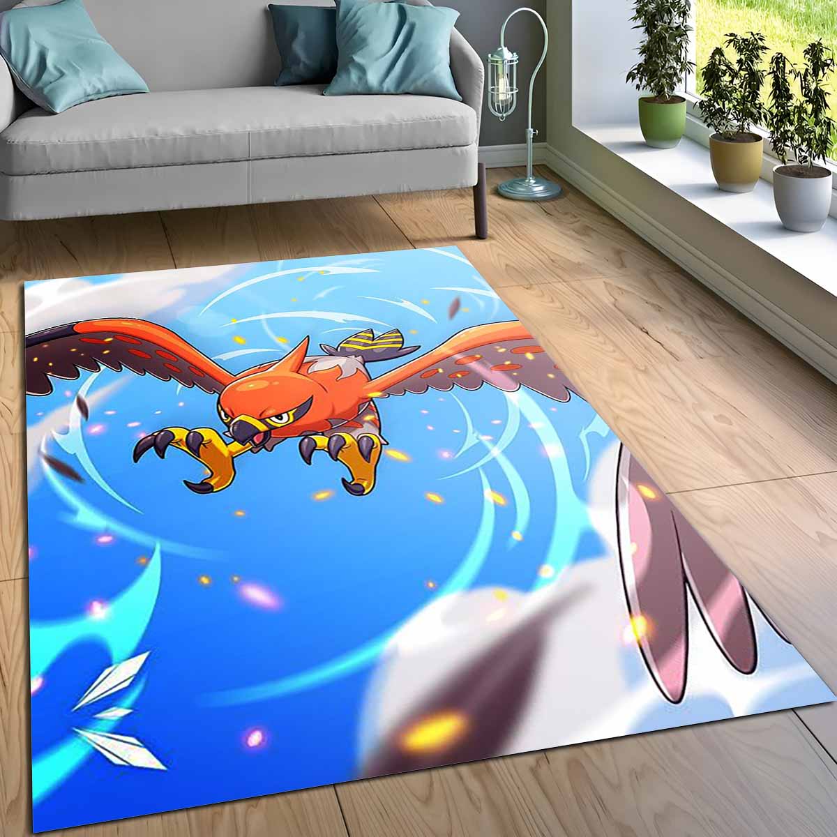 Fiaro Pokmon Talonflame Pokemon 3 Teppich 3
