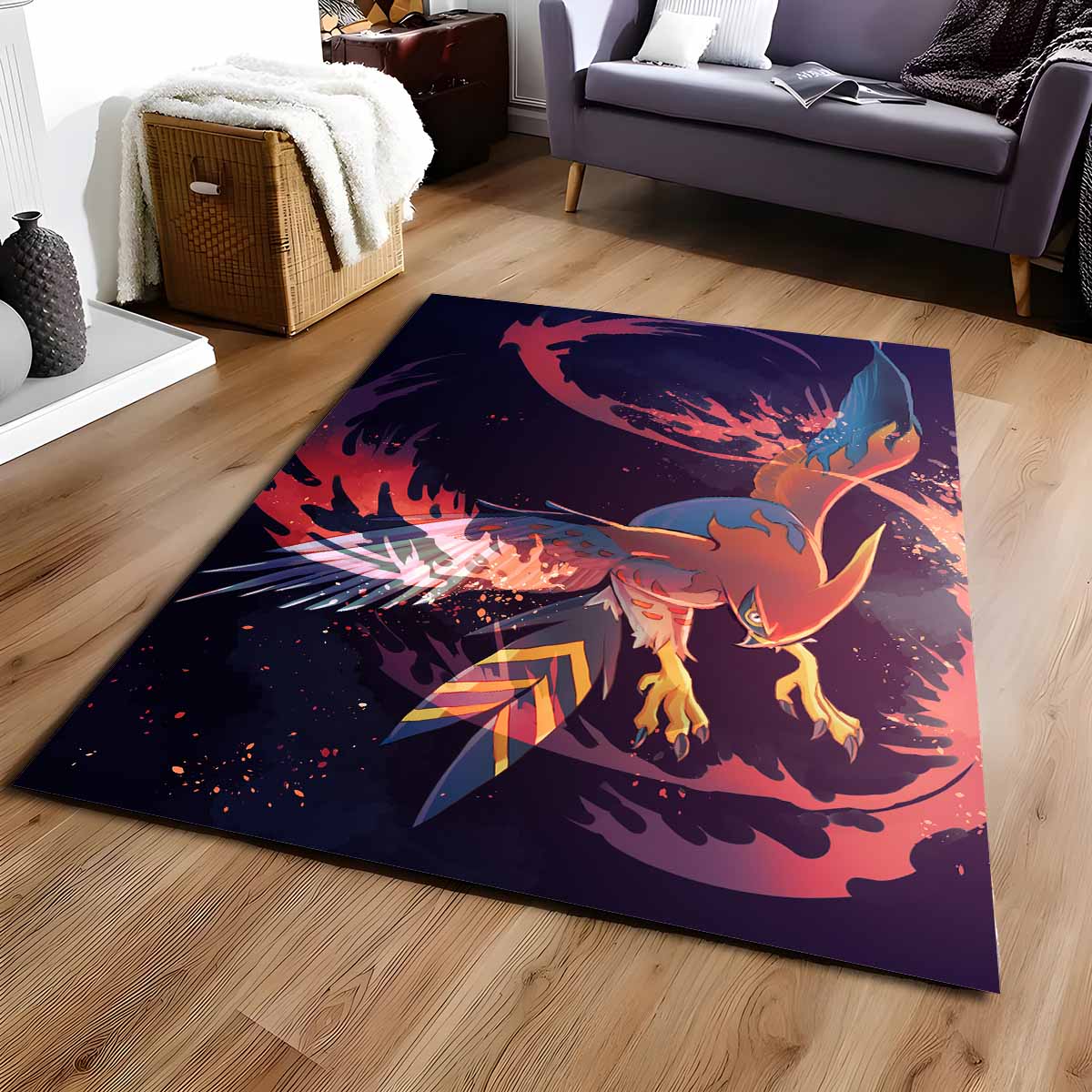 Fiaro Pokmon Talonflame Pokemon 7 Teppich