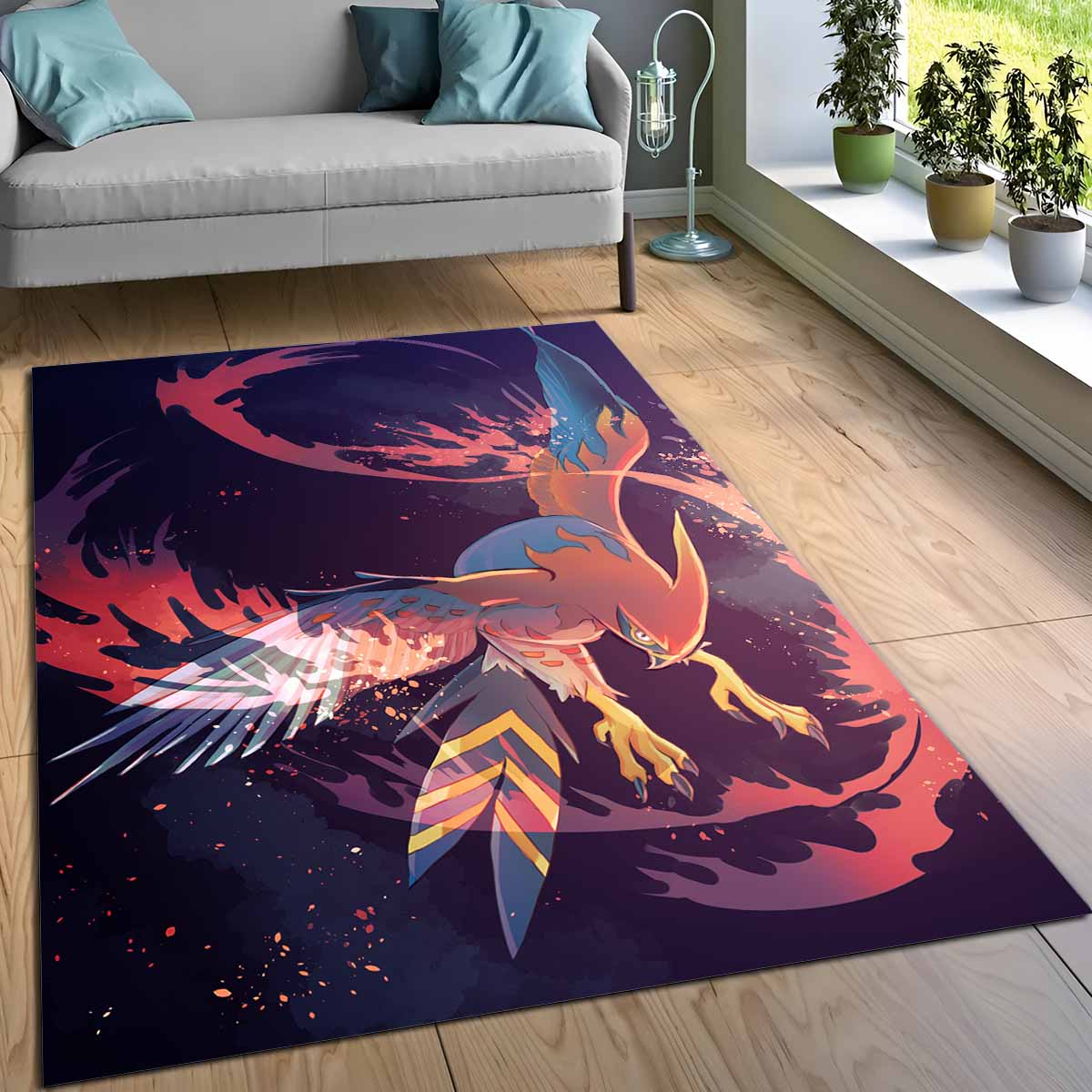 Fiaro Pokmon Talonflame Pokemon 7 Teppich 3