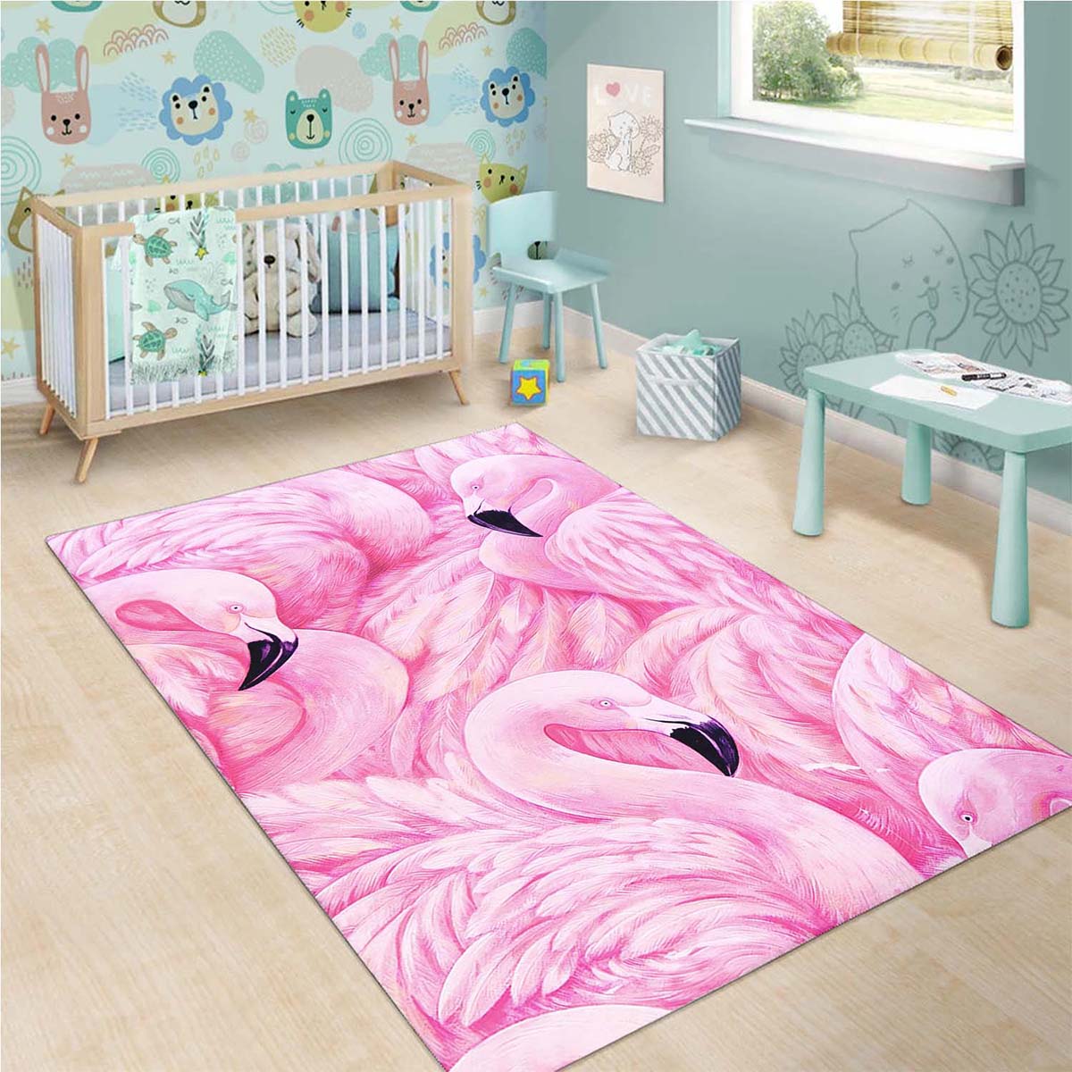Flamingo Art Teppich 3