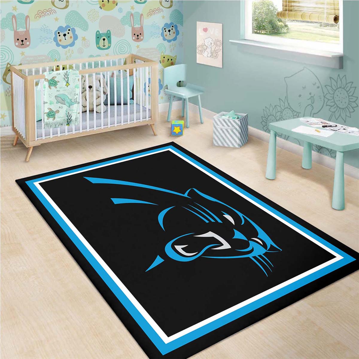 Football Carolina Panthers Teppich 3