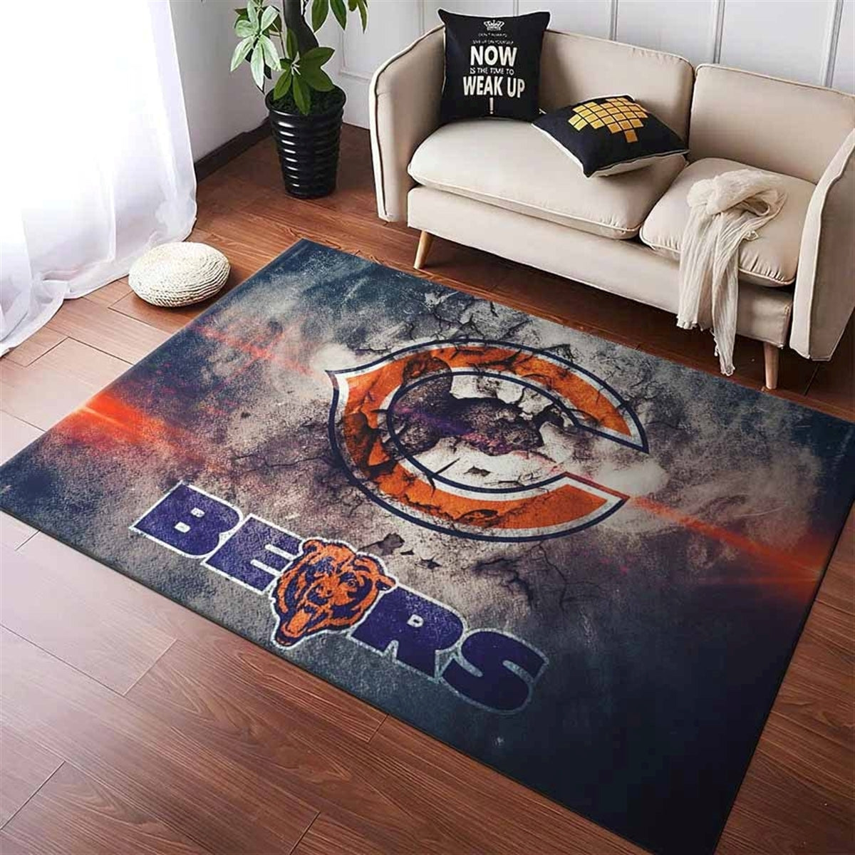 Football Team Chicago Bears Teppich