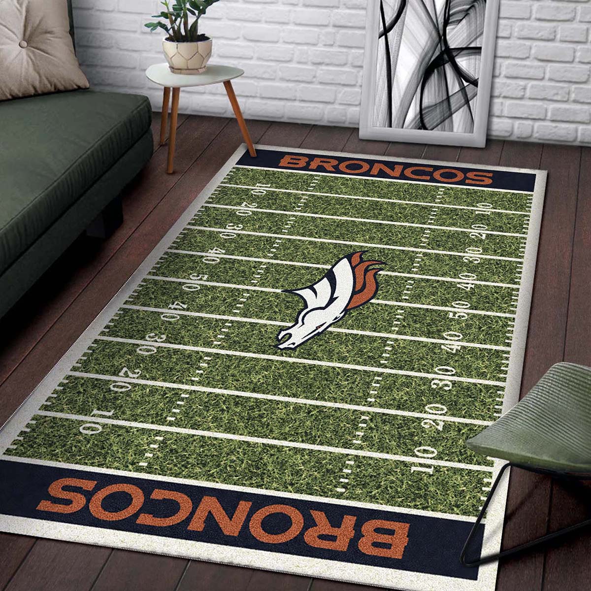 Football Team Denver Broncos Teppich 2