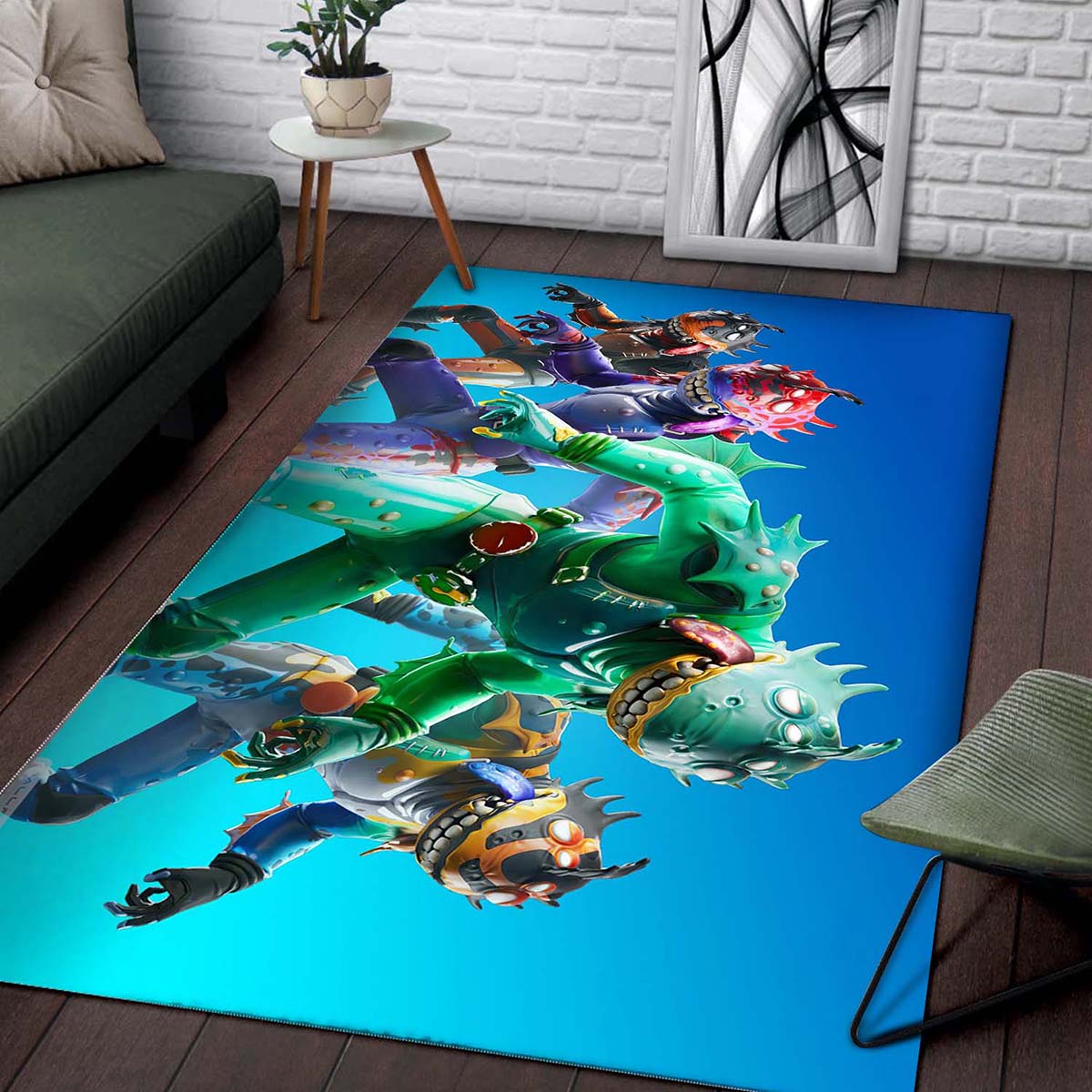 Fortnite Battle Royale Game Moisty Merman 4K Teppich 2