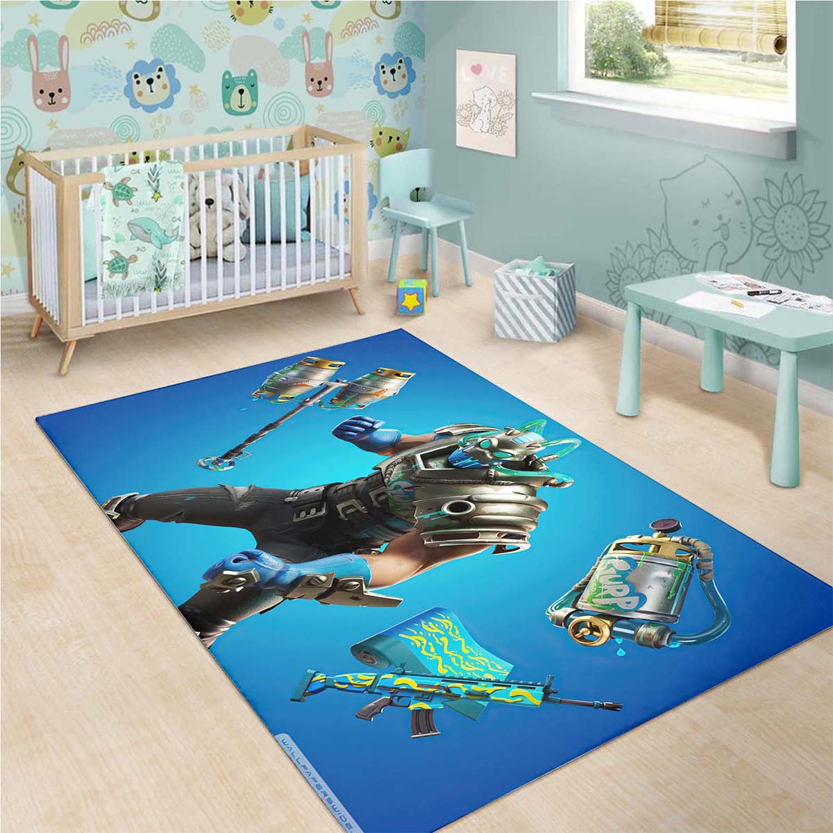 Fortnite Battle Royale Game Slurp Squad Set Teppich 3