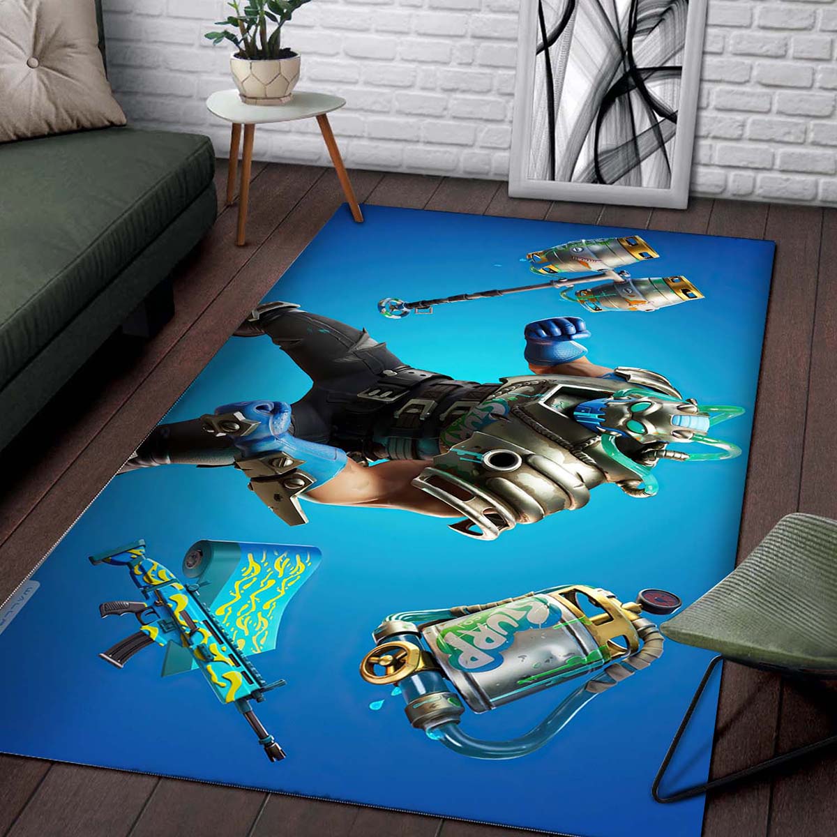 Fortnite Battle Royale Game Slurp Squad Set Teppich 2