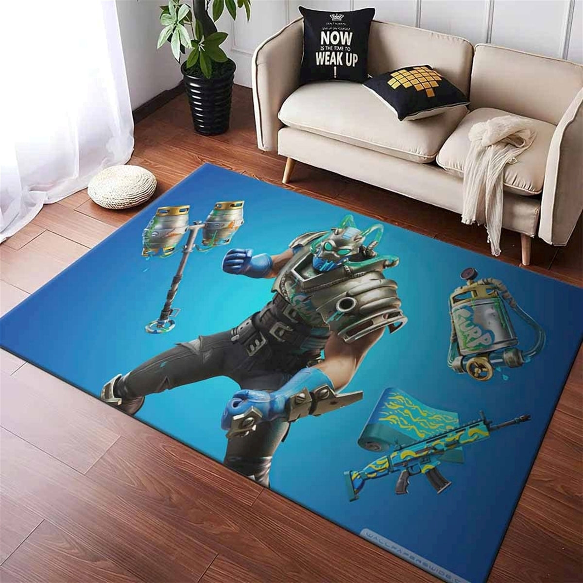 Fortnite Battle Royale Game Slurp Squad Set Teppich