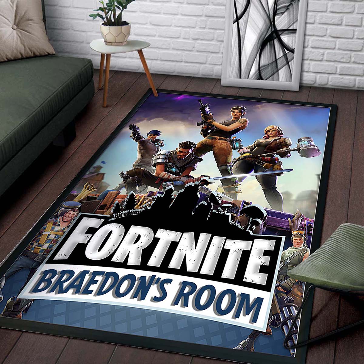 Fortnite Braedons Zimmer Teppich 2