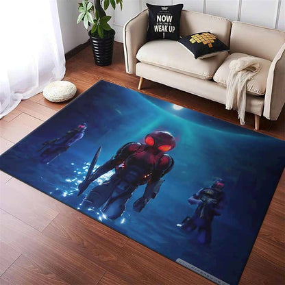 Fortnite Game Black Manta Skin Outfit Teppich