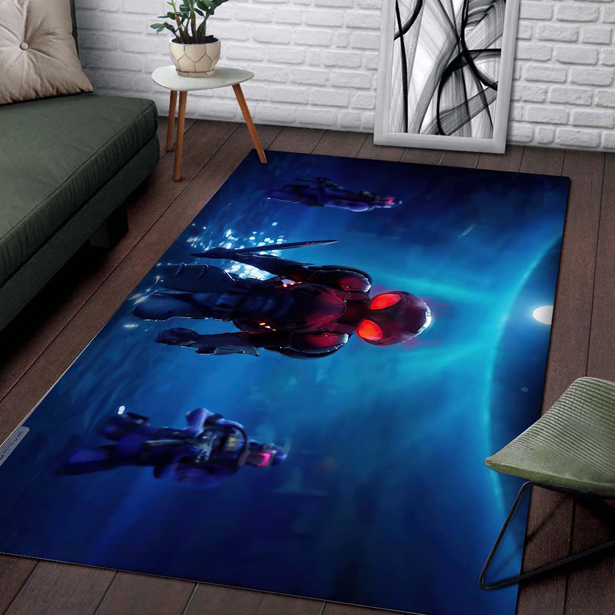 Fortnite Game Black Manta Skin Outfit Teppich 2
