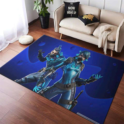 Fortnite Game Blue Crew Set Teppich