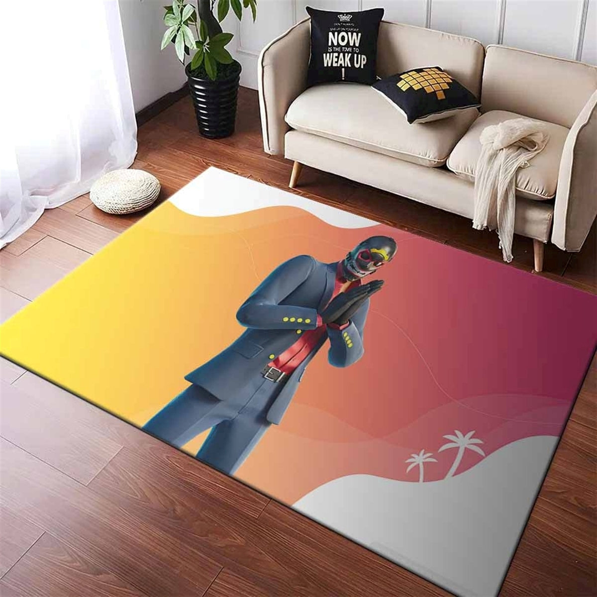 Fortnite Game Heist Skin Outfit Teppich