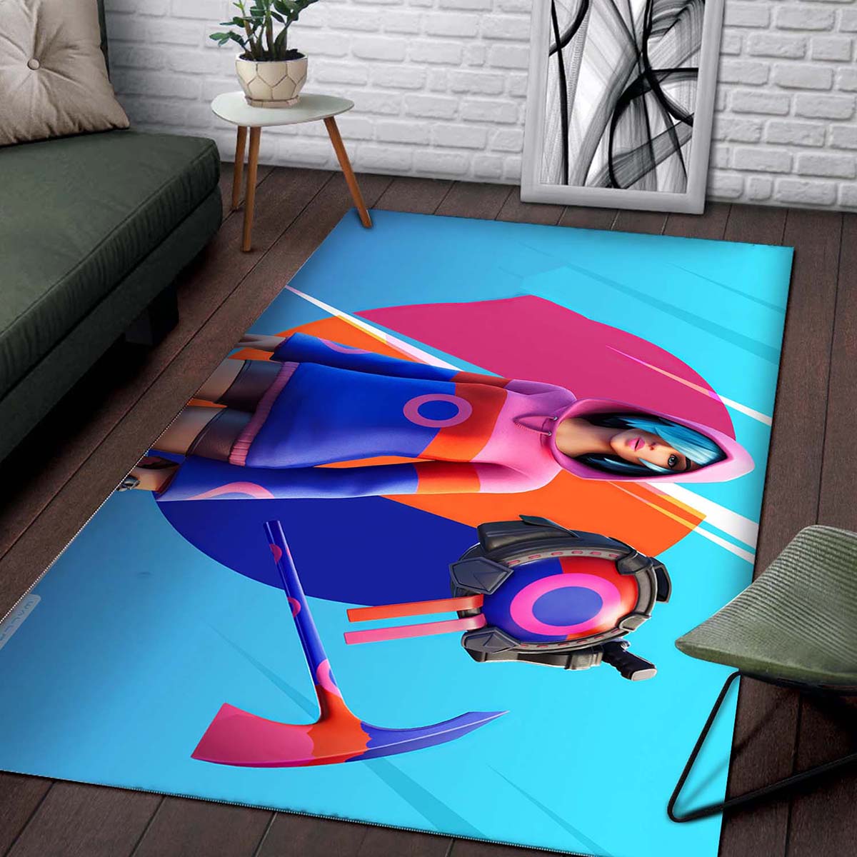 Fortnite Game Iris Skin Outfit Teppich 2