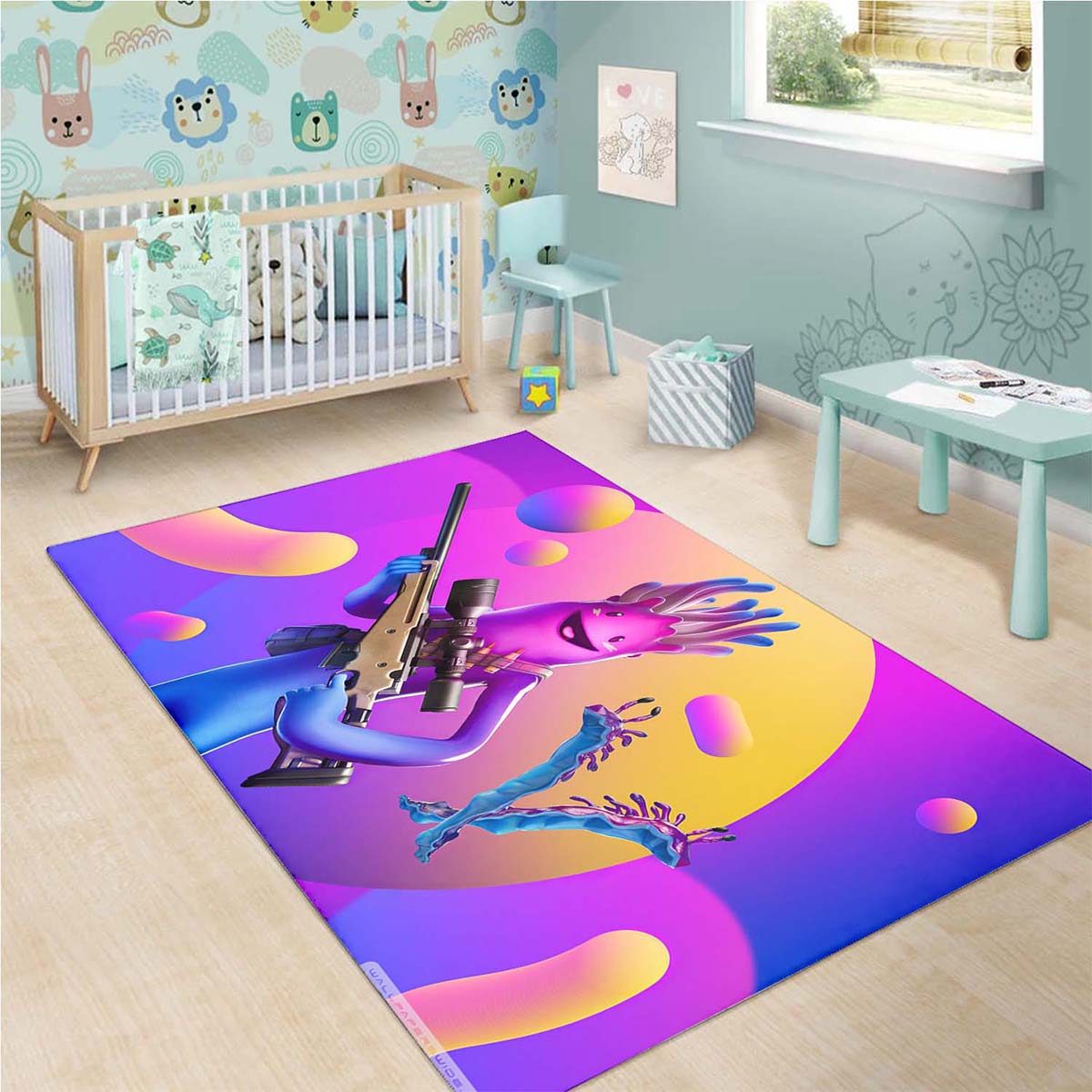 Fortnite Game Jellie Skin Outfit Teppich 3
