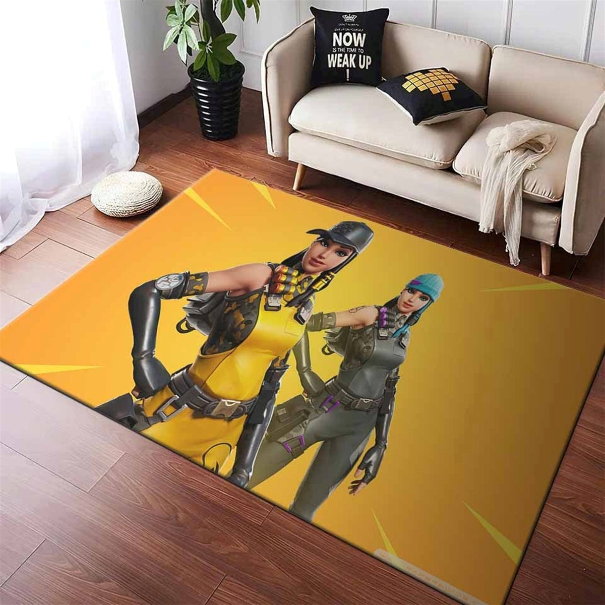 Fortnite Game Outcast Skin Outfit Teppich