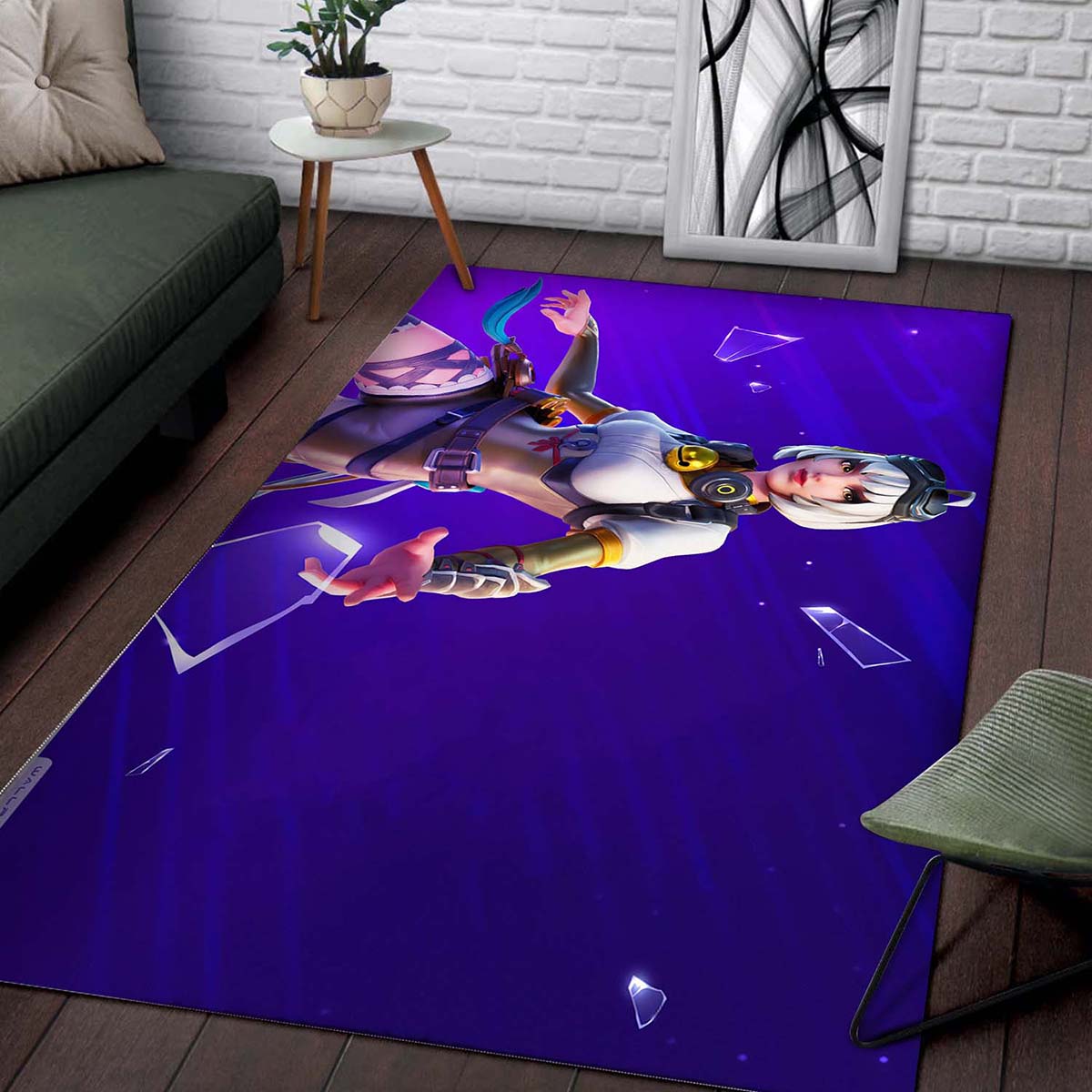 Fortnite Game Razor Skin Outfit Teppich 2