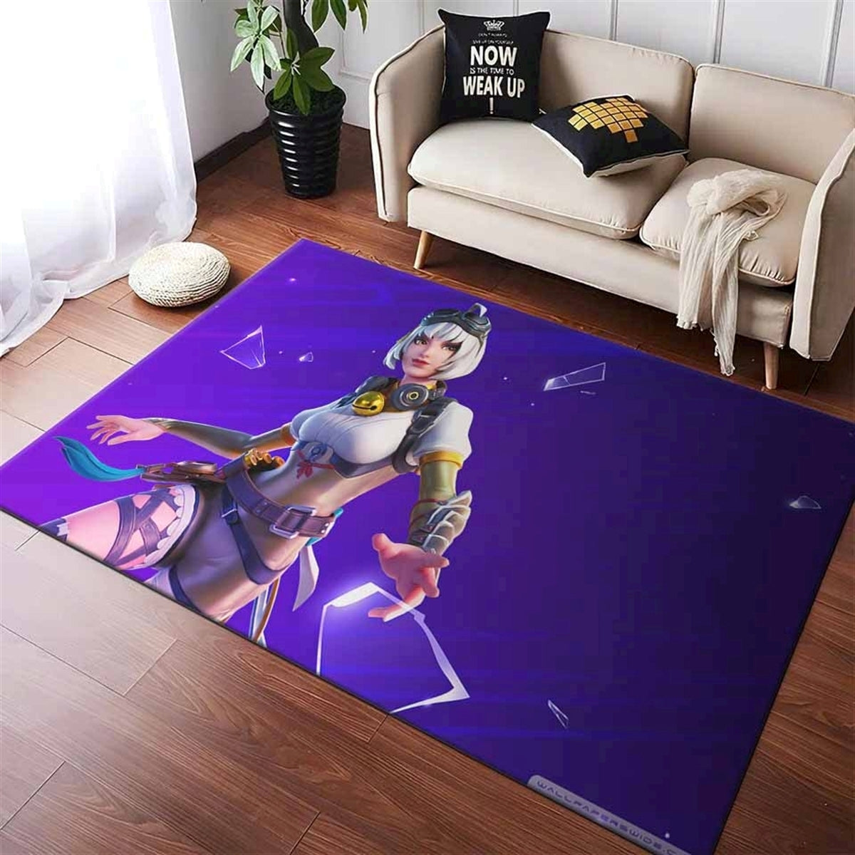 Fortnite Game Razor Skin Outfit Teppich
