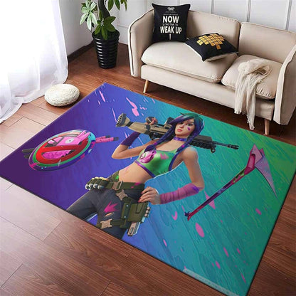 Fortnite Game Splatterella Skin Outfit Teppich
