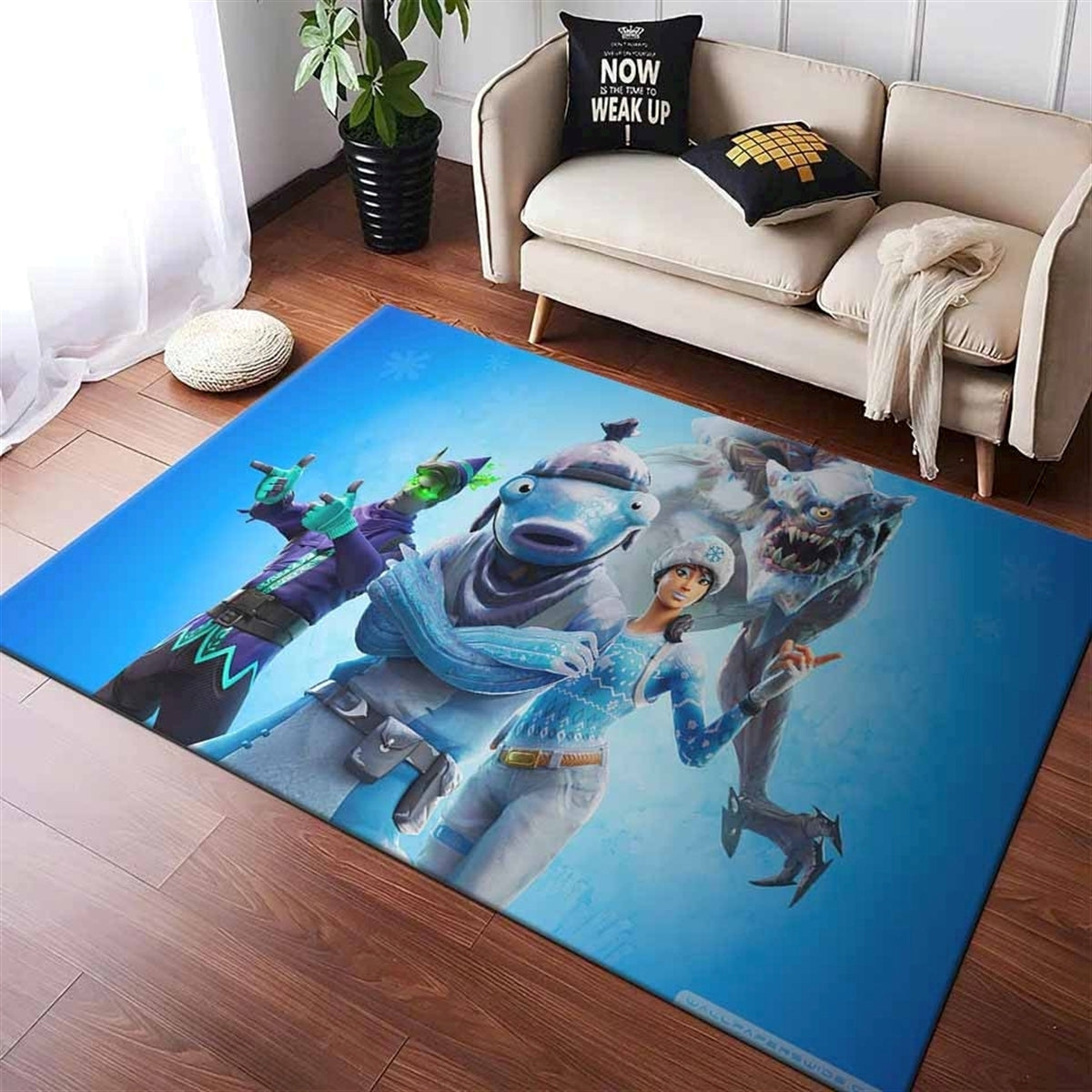 Fortnite Game Winter Teppich