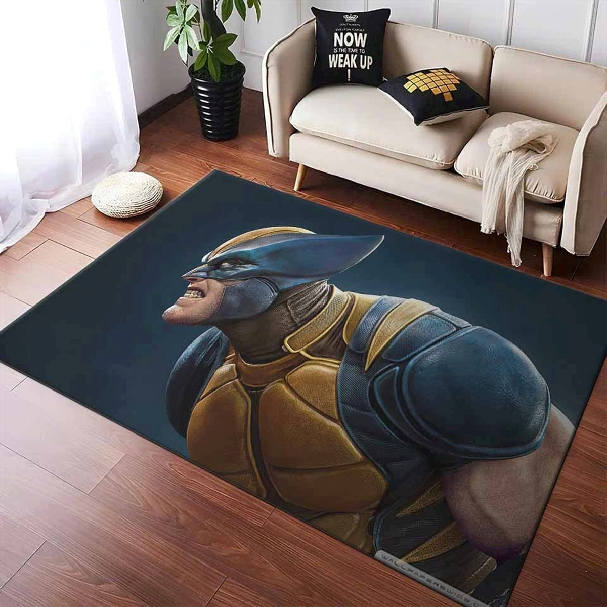 Fortnite Game Wolverine Skin Outfit Teppich