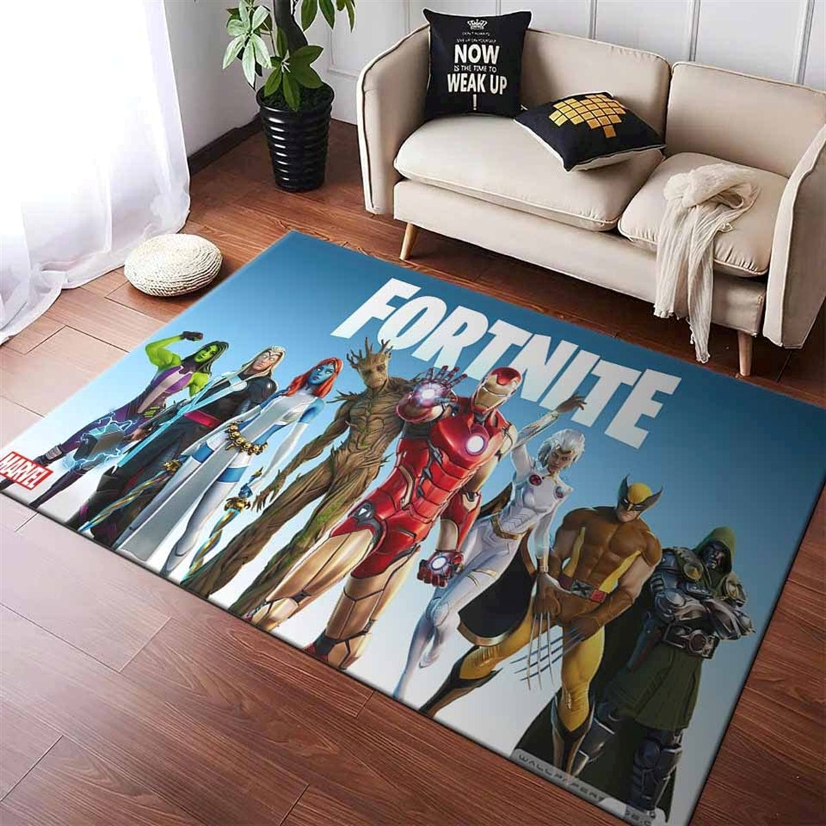 Fortnite Season 4 Nexus War Game Teppich