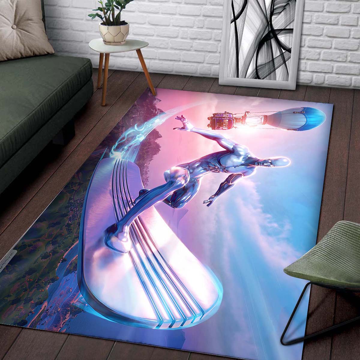 Fortnite Season 4 Silver Surfer Skin Outfit Teppich 2
