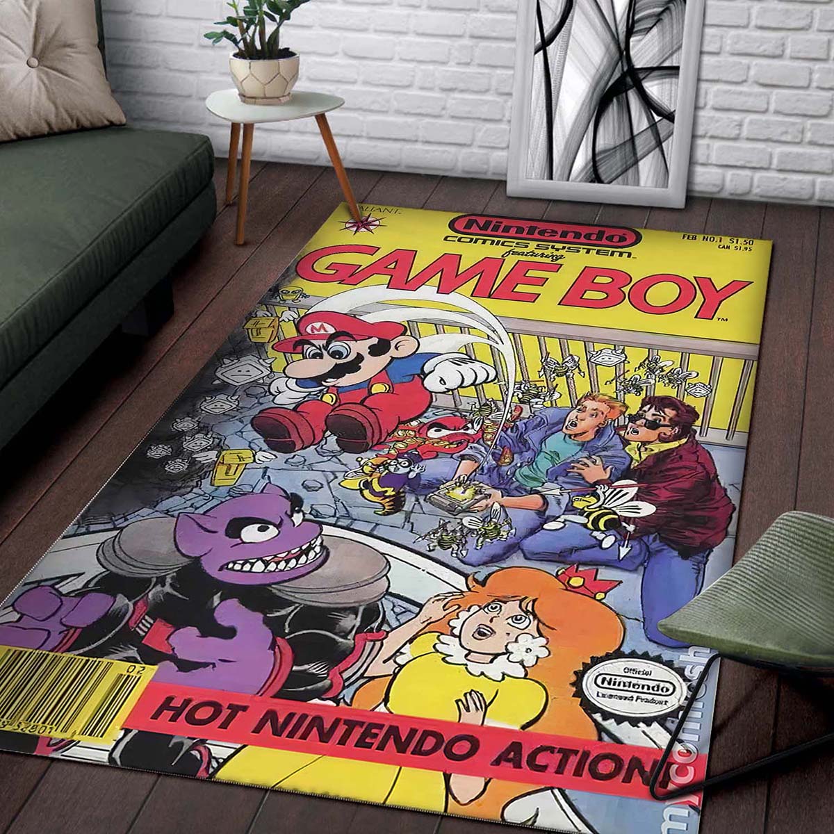 Game Boy Nintendo Switch Gaming Collection Teppich 2